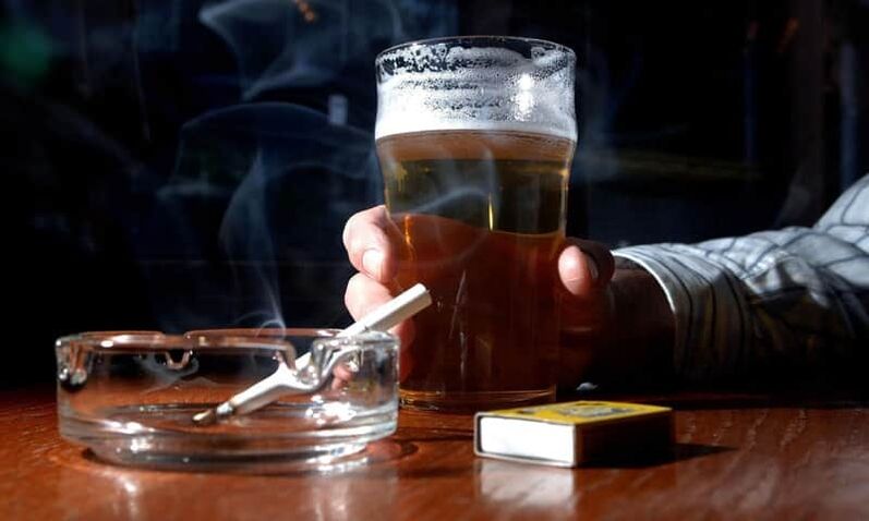 O álcool reduz a potência